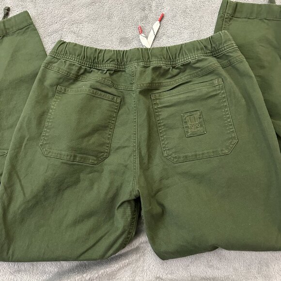 Topo Designs Green Khaki Pants Joggers Women's size LARGE - Picture 8 of 8